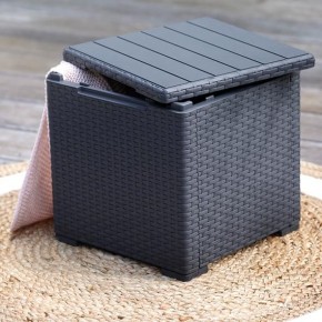 Стол с функцией хранения Виго (Vigo storage box) графит в Озерске - ozersk.mebel24.online | фото 1