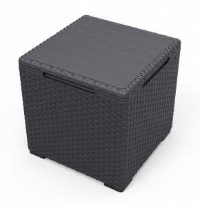 Стол с функцией хранения Виго (Vigo storage box) графит в Озерске - ozersk.mebel24.online | фото 2