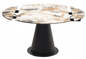 Стол TERAMO 135 GLOSS GRAND JADE SOLID CERAMIC, керамика, поворотн.механизм / Черный каркас, ®DISAUR в Озерске - ozersk.mebel24.online | фото 14