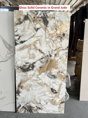 Стол TERAMO 135 GLOSS GRAND JADE SOLID CERAMIC, керамика, поворотн.механизм / Черный каркас, ®DISAUR в Озерске - ozersk.mebel24.online | фото 7