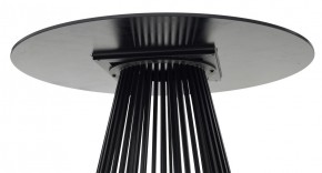 Стол TERNI 120 MATT BLACK MARBLE SOLID CERAMIC Черный мрамор матовый, керамика /Черн.каркас, ®DISAUR в Озерске - ozersk.mebel24.online | фото 6