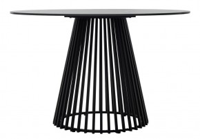 Стол TERNI 120 MATT BLACK MARBLE SOLID CERAMIC Черный мрамор матовый, керамика /Черн.каркас, ®DISAUR в Озерске - ozersk.mebel24.online | фото 7