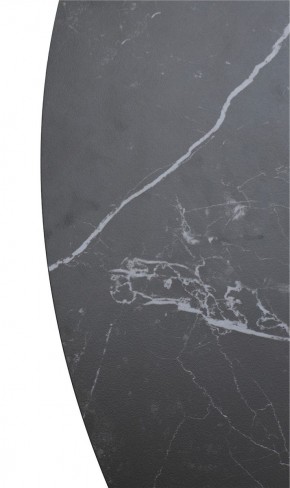 Стол TERNI 120 MATT BLACK MARBLE SOLID CERAMIC Черный мрамор матовый, керамика /Черн.каркас, ®DISAUR в Озерске - ozersk.mebel24.online | фото 9