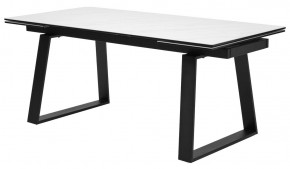 Стол VASTO 180 MARBLES KL-99 Белый мрамор матовый, итальянская керамика/ черный каркас, ®DISAUR в Озерске - ozersk.mebel24.online | фото