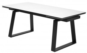 Стол VASTO 180 MARBLES KL-99 Белый мрамор матовый, итальянская керамика/ черный каркас, ®DISAUR в Озерске - ozersk.mebel24.online | фото 4