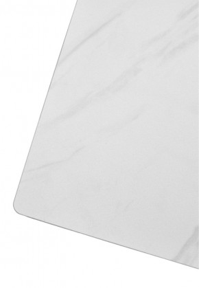 Стол VASTO 180 MARBLES KL-99 Белый мрамор матовый, итальянская керамика/ черный каркас, ®DISAUR в Озерске - ozersk.mebel24.online | фото 7