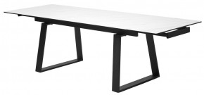 Стол VASTO 180 MARBLES KL-99 Белый мрамор матовый, итальянская керамика/ черный каркас, ®DISAUR в Озерске - ozersk.mebel24.online | фото 9