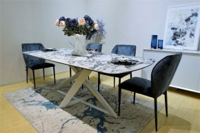 Стол VICENZA 220 BULGARI WHITE, керамика / белый, ®DISAUR в Озерске - ozersk.mebel24.online | фото 12