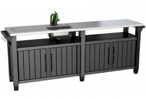 Столик для барбекю 415 Л (Unity Chef 415 L) графит в Озерске - ozersk.mebel24.online | фото 3