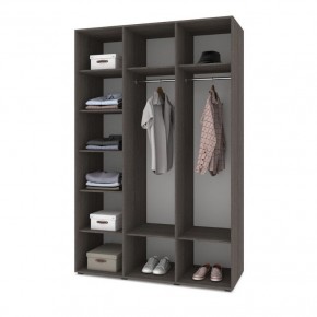 СТОУН С31 Шкаф 3-х створчатый (анкор темный/анкор светлый) в Озерске - ozersk.mebel24.online | фото 3