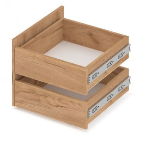 СТОУН С31 Шкаф 3-х створчатый с ящиками (дуб золотой/графит) в Озерске - ozersk.mebel24.online | фото 5