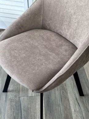 Стул CASA, 360 град. поворот. B5 Капучино, велюр / черный каркас,М-City в Озерске - ozersk.mebel24.online | фото 3