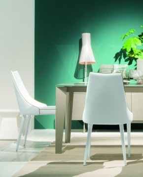 Стул CLARA 40.11 (TR505 white with sand cordonet, экокожа) в Озерске - ozersk.mebel24.online | фото 2