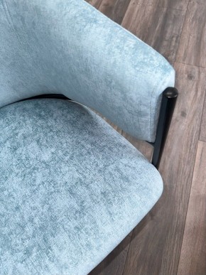 Стул ДИЛЛ, цвет RAIN 7 бриз, велюр / черный каркас М-City в Озерске - ozersk.mebel24.online | фото 7