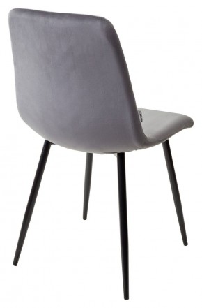 Стул DUKE BLUVEL-14 GREY, велюр / черный каркас М-City в Озерске - ozersk.mebel24.online | фото 3