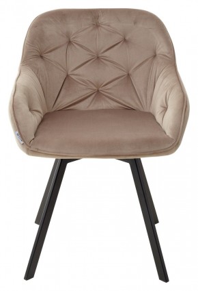 Стул GALE 360 град. поворот. BLUVEL-40 BEIGE, велюр/ черный каркас, М-City в Озерске - ozersk.mebel24.online | фото 6