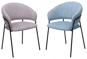 Стул ГЕММА, цвет RAIN 13 blue, велюр / черный каркас М-City в Озерске - ozersk.mebel24.online | фото 8