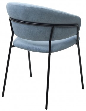 Стул ГЕММА, цвет RAIN 13 blue, велюр / черный каркас М-City в Озерске - ozersk.mebel24.online | фото 9