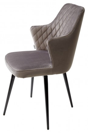 Стул HERMAN 360 град. ГРАФИТ #14, велюр / черный каркас М-City в Озерске - ozersk.mebel24.online | фото 4