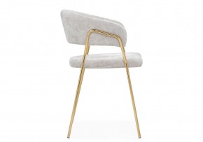 Стул на металлокаркасе Kamelia 1 light gray fabric / gold в Озерске - ozersk.mebel24.online | фото 4