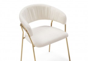 Стул на металлокаркасе Kamelia 1 white fabric / gold в Озерске - ozersk.mebel24.online | фото 6