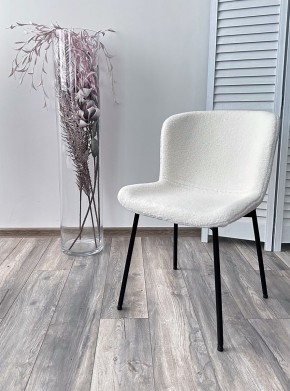 Стул RIYA UF992-01 Белый, teddy / черный каркас М-City в Озерске - ozersk.mebel24.online | фото 3