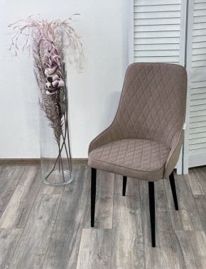 Стул ТУРИН, цвет B5 Капучино, велюр / черный каркас М-City в Озерске - ozersk.mebel24.online | фото 3