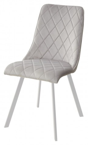 Стул TYCOON BLUVEL-03 LIGHT GREY / белый каркас М-City в Озерске - ozersk.mebel24.online | фото 1