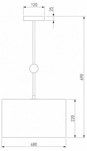 Светильник на штанге Eurosvet Brume 60174/5 латунь в Озерске - ozersk.mebel24.online | фото