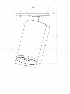 Светильник на штанге Maytoni Focus S TR020-1-GU10-B в Озерске - ozersk.mebel24.online | фото 3