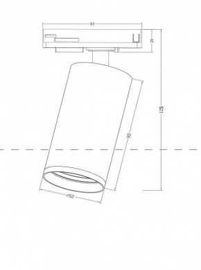 Светильник на штанге Maytoni Focus S TR020-1-GU10-W в Озерске - ozersk.mebel24.online | фото 3