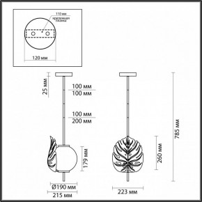 Светильник на штанге Odeon Light Jungle 4864/1 в Озерске - ozersk.mebel24.online | фото 3