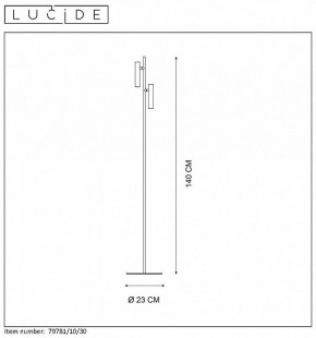 Торшер Lucide Philon 79781/10/30 в Озерске - ozersk.mebel24.online | фото 4