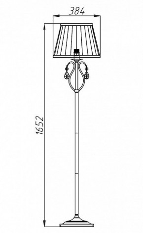 Торшер Maytoni Brionia ARM172-11-G в Озерске - ozersk.mebel24.online | фото 2