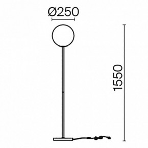 Торшер Maytoni Ring MOD013FL-01BS в Озерске - ozersk.mebel24.online | фото 4