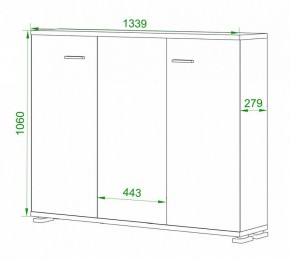 Тумба Домино нельсон ПУ-60-4 в Озерске - ozersk.mebel24.online | фото 2