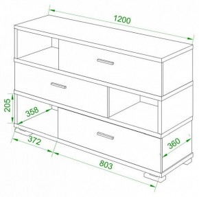 Тумба комбинированная Домино СБ-40/3-ПВК в Озерске - ozersk.mebel24.online | фото 2