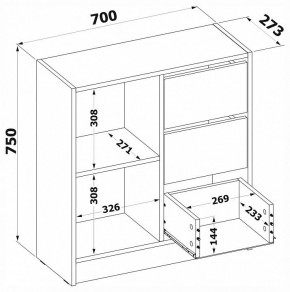 Тумба комбинированная Т-1 в Озерске - ozersk.mebel24.online | фото 4