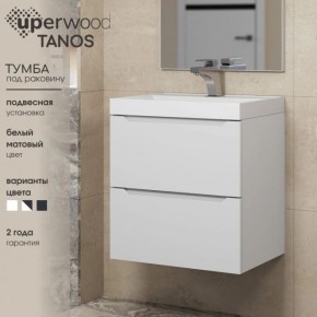 Тумба под раковину Uperwood Tanos 100 см, подвесная, белая матовая в Озерске - ozersk.mebel24.online | фото 4