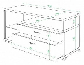 Тумба под ТВ Домино ТК-10 в Озерске - ozersk.mebel24.online | фото 2