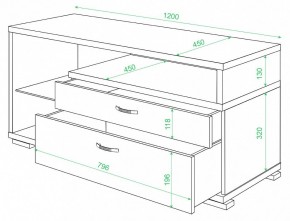 Тумба под ТВ Домино ТК-10М в Озерске - ozersk.mebel24.online | фото 2