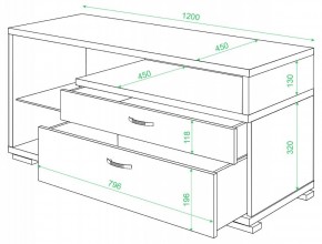 Тумба под ТВ Домино ТК-10М в Озерске - ozersk.mebel24.online | фото 2