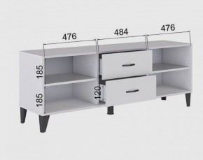 Тумба под ТВ ТВМ-6 (белый) в Озерске - ozersk.mebel24.online | фото 2