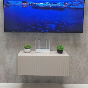Тумба подвесная под ТВ LINES MTV1-MA 750 Бежевый (Леда-М 10.1.5) в Озерске - ozersk.mebel24.online | фото 5