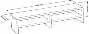 ТВ-тумба Энкель ТВ16, тамбурат, цвет дуб беленый в Озерске - ozersk.mebel24.online | фото 3