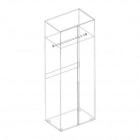 ВИТА Шкаф 2-ств для одежды в Озерске - ozersk.mebel24.online | фото 2