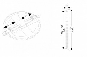 Встраиваемый светильник Arte Lamp Mesura A7974PL-1WH в Озерске - ozersk.mebel24.online | фото 5