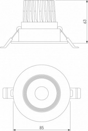 Встраиваемый светильник Elektrostandard Even a065458 в Озерске - ozersk.mebel24.online | фото 4