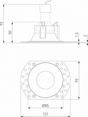 Встраиваемый светильник Elektrostandard Renzo a067527 в Озерске - ozersk.mebel24.online | фото 3