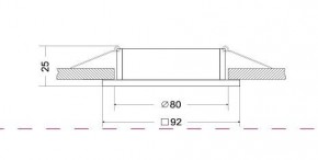 Встраиваемый светильник Maytoni Atom DL024-2-01B в Озерске - ozersk.mebel24.online | фото 4
